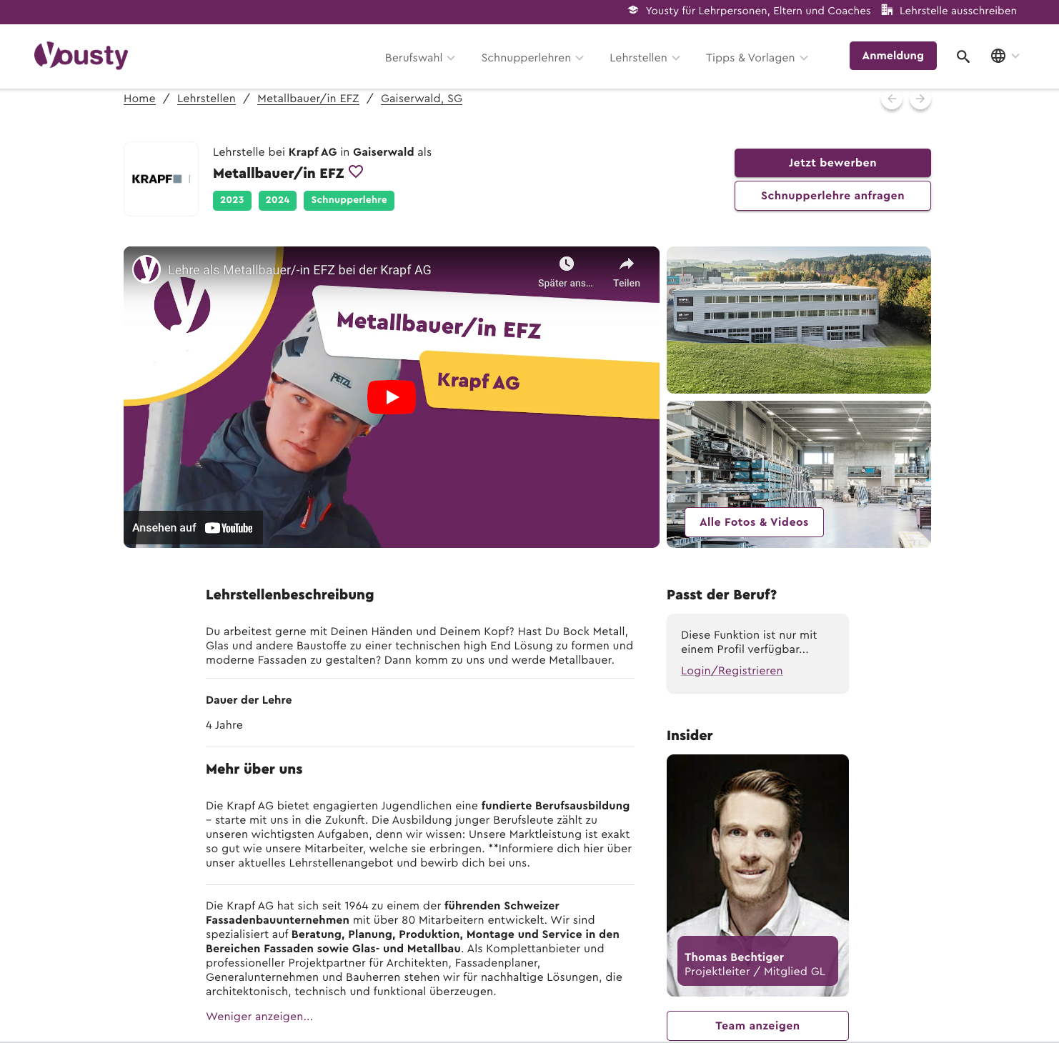 Partnerseite: Metaltec & Yousty